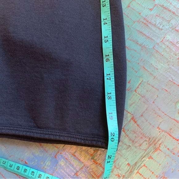 VTG BLUE FISH COAT TOPPER 2 COTTON KNIT HANDPAINTED BUTTON HOODED LAGENLOOK USA - Picture 10 of 10